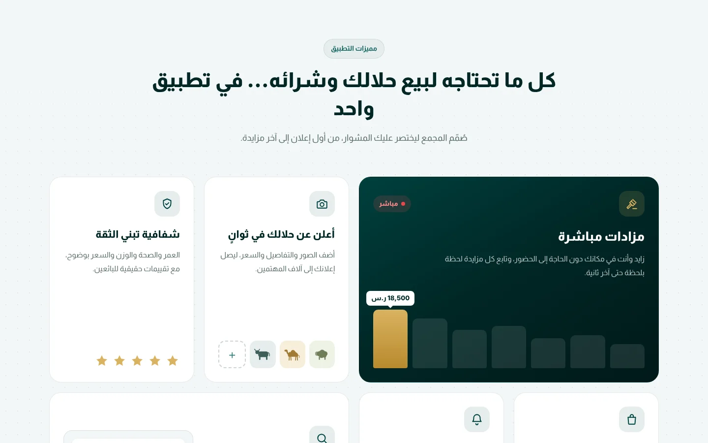 موقع المجمع — مميزات التطبيق