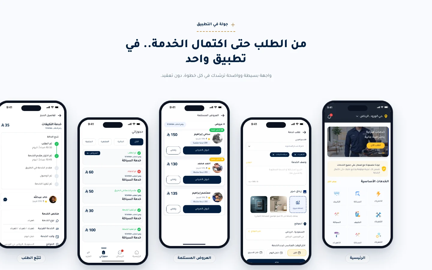 موقع ماهرون — جولة في التطبيق